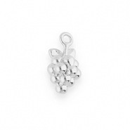 BY31&reg; Eco-brass metaal bedels druiven Silver