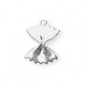 BY31&reg; Eco-brass metaal bedels farfalle pasta Silver