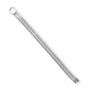 BY31® Roestvrij stalen (RVS) Stainless steel jasseron bedels snake Silver