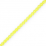 Top Facet kralen rond 4 mm Yellow