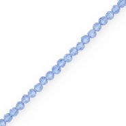 Top Facet kralen rond 4 mm Sky blue