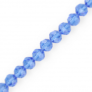 Top Facet kralen rond 10 mm Sky blue