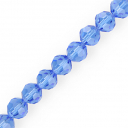 Top Facet kralen rond 12 mm Sky blue