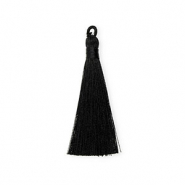Kwastjes 8 cm Black