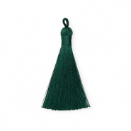 Kwastjes 8 cm Forest green