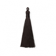 Kwastjes 8 cm Dark brown