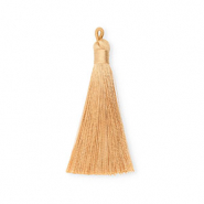 Kwastjes 8 cm Beige brown