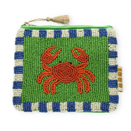 BY31® Etui krab Green-burnt orange-blue-white-gold