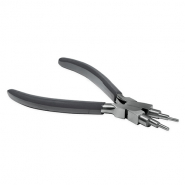 Beadsmith wire looper tang Grijs-zilver