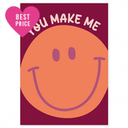BY31® Sieraden kaartjes "You make me" Port red-orange-light pink-purple