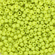 4 mm DQ acryl kralen shiny Lime green