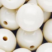 20 mm DQ acryl kralen shiny Off white