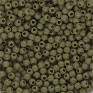 4 mm DQ acryl kralen shiny Army green