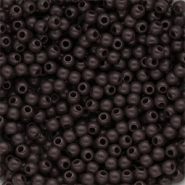 4 mm DQ acryl kralen shiny Dark chocolate brown
