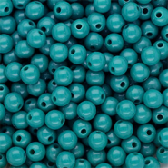 6 mm DQ acryl kralen shiny Turquoise