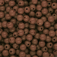 6 mm DQ acryl kralen shiny Brown