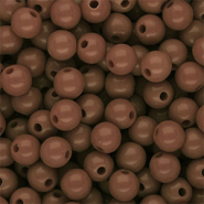 8 mm DQ acryl kralen shiny Brown