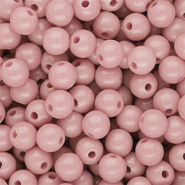 8 mm DQ acryl kralen shiny Vintage pink