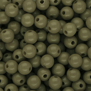 8 mm DQ acryl kralen shiny Army green