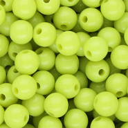 10 mm DQ acryl kralen shiny Lime green