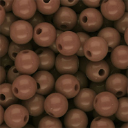 10 mm DQ acryl kralen shiny Brown