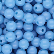10 mm DQ acryl kralen shiny Blue