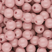 10 mm DQ acryl kralen shiny Vintage pink