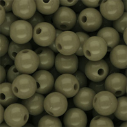 10 mm DQ acryl kralen shiny Army green