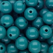 12 mm DQ acryl kralen shiny Turquoise