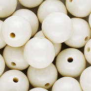 16 mm DQ acryl kralen shiny Off white