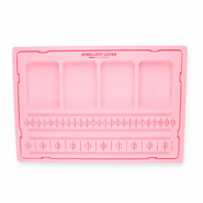 BY31® armband/kralenbord met deksel Pink