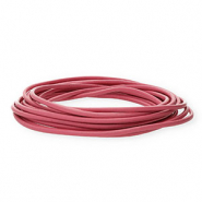 leer rond 3mm Pink