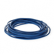 leer rond 3mm Dark blue