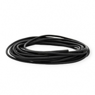 leer rond 3mm Black