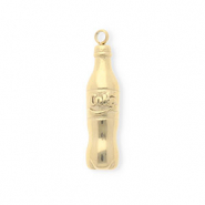 Roestvrij stalen (RVS) Stainless steel bedels colafles Gold