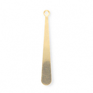 Roestvrij stalen (RVS) Stainless steel bedels druppel Gold