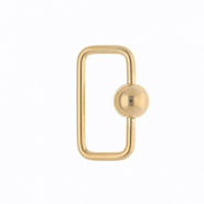 Roestvrij stalen (RVS) stainless steel onderdelen slot rechthoek Gold