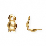 Roestvrij stalen (RVS) Stainless steel onderdelen kalotjes 2mm Gold