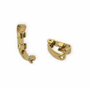 Roestvrij stalen (RVS) Stainless steel onderdelen buighanger met kliksluiting Gold
