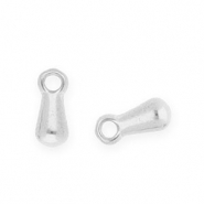 Roestvrij stalen (RVS) Stainless steel onderdelen end tag druppel Silver