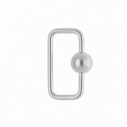 Roestvrij stalen (RVS) stainless steel onderdelen slot rechthoek Silver