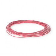 leer rond 1mm Pink