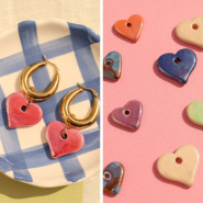 Nieuw Yes! nieuwe serie DQ grieks keramiek kralen hart