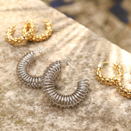 Nieuw Just arrived! Nieuwe roestvrij stalen oorbellen