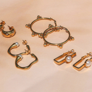 Nieuw Shop nu trendy roestvrij stalen oorbellen