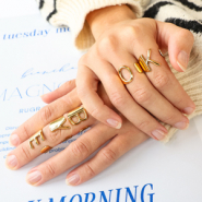 Nieuw Musthave trendy roestvrij stalen ringen