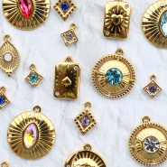 Nieuw N I E U W ! Unieke roestvrij stalen bedels