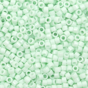 Miyuki kralen delica's 11/0 Opaque light mint green