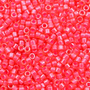 Miyuki kralen delica's 11/0 Luminous poppy red