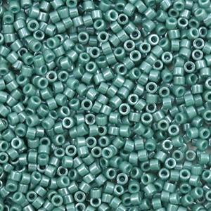 Miyuki kralen delica's 11/0 Opaque luster mallard green DB-264